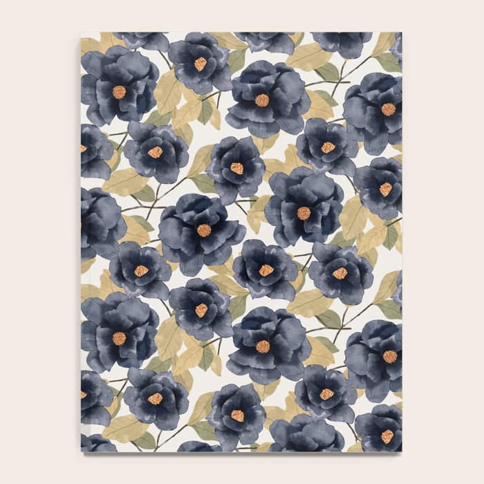 Blue watercolor roses Notebook Gallery Image 4