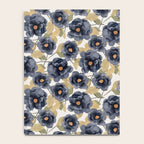 Blue watercolor roses Notebook Gallery Image 4