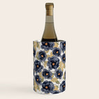 Blue watercolor roses Wine Chiller Gallery Image 2