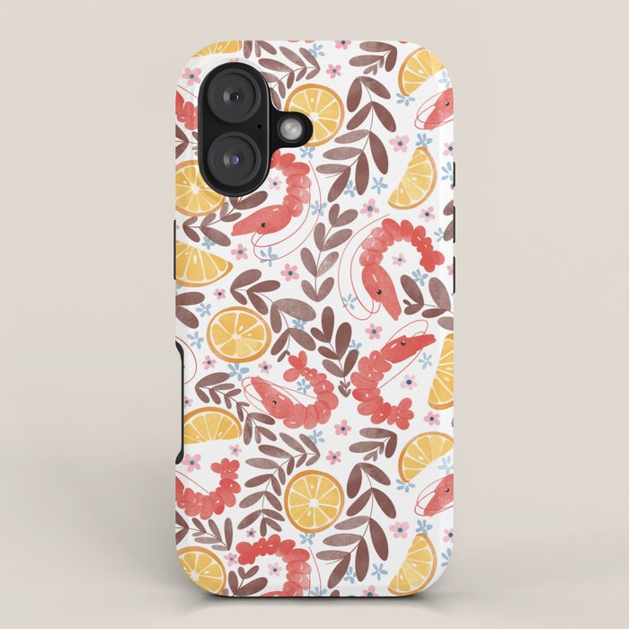Citrus Shrimp Delight iPhone Case Gallery Image 1