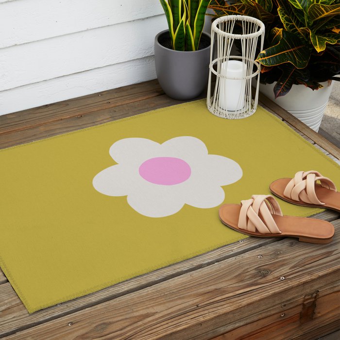 Flower #2 Outdoor Rug Gallery Image 2