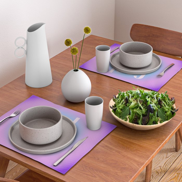 Cool To Be Kind - Gradient Typography Placemat Gallery Image 2