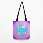 Cool To Be Kind - Gradient Typography Tote Bag Gallery Image 2