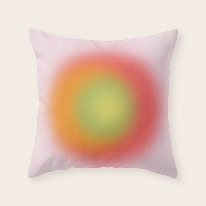 Soul: Aura Gradient 03 Throw Pillow Gallery Image 6