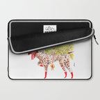 GSP german shorthaired pointer christmas tree holiday winter art  Laptop Sleeve Gallery Image 2