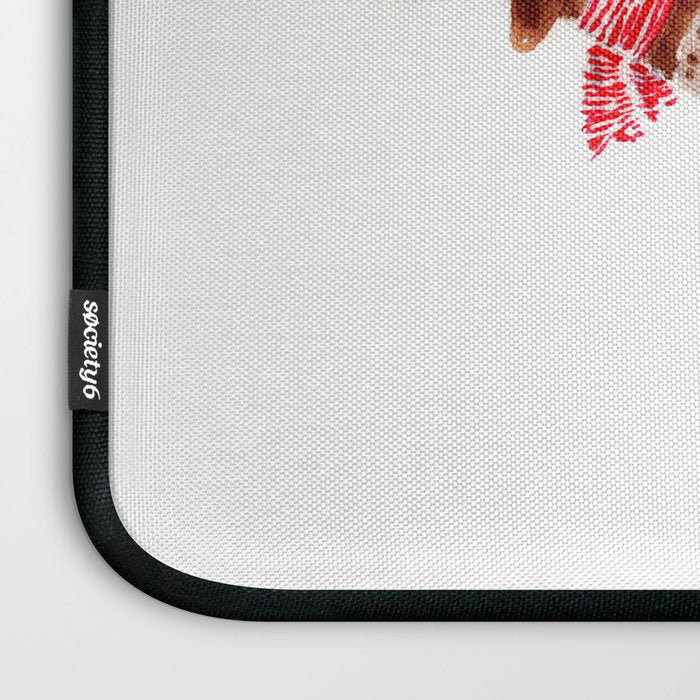 GSP german shorthaired pointer christmas tree holiday winter art  Laptop Sleeve Gallery Image 3