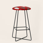 Christmas, Cactus, Red, White and Green, Cute Prints Stool Gallery Image 1