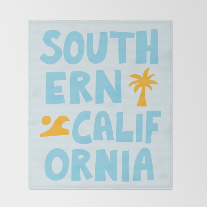 Southern California: Going Places Throw Blanket Gallery Image 2