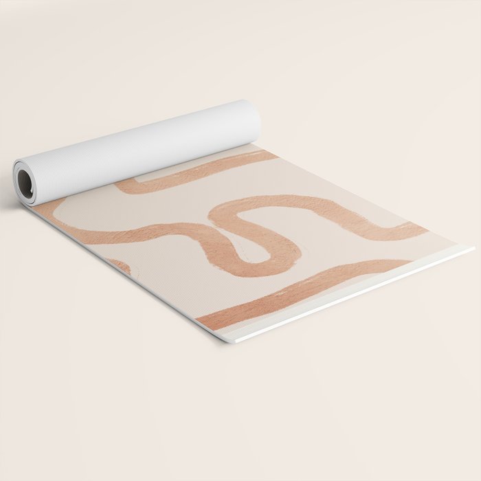 Abstract line art 75 Yoga Mat Gallery Image 2