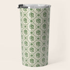 Sea Glass Geometric Floral Travel Mug Gallery Image 3