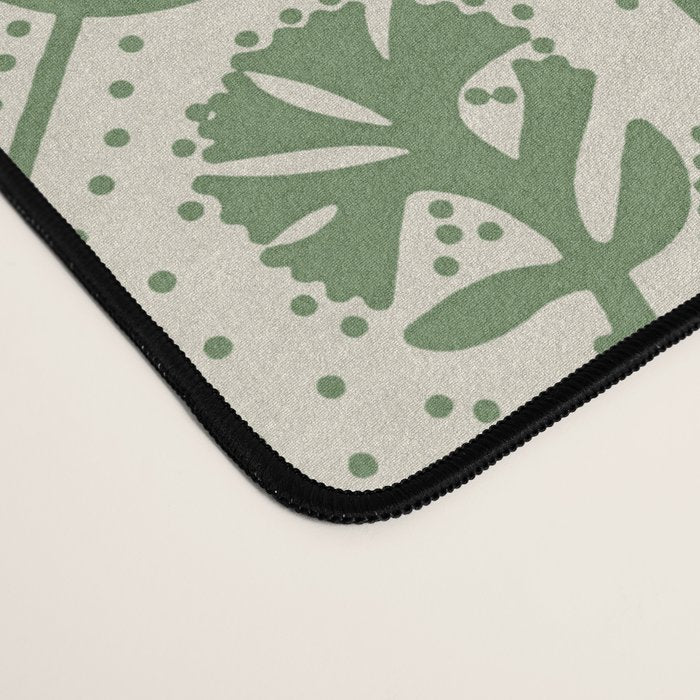 Sea Glass Geometric Floral Desk Mat Gallery Image 4