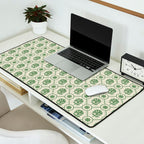 Sea Glass Geometric Floral Desk Mat Gallery Image 2
