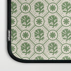 Sea Glass Geometric Floral Laptop Sleeve Gallery Image 3