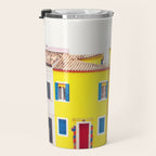 Get Happy - Burano Italy Travel Photography Travel Mug Gallery Image 3
