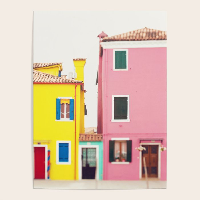 Get Happy - Burano Italy Travel Photography Poster Gallery Image 4