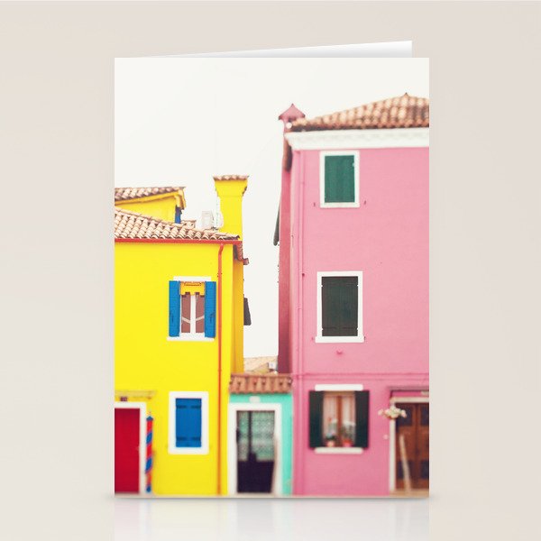 Get Happy - Burano Italy Travel Photography Stationery Card Gallery Image 2