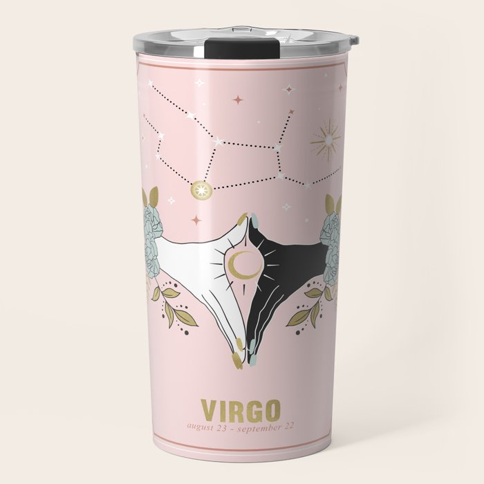 Virgo Zodiac Series Travel Mug Gallery Image 1