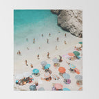 A Day At The Beach Throw Blanket Gallery Image 2