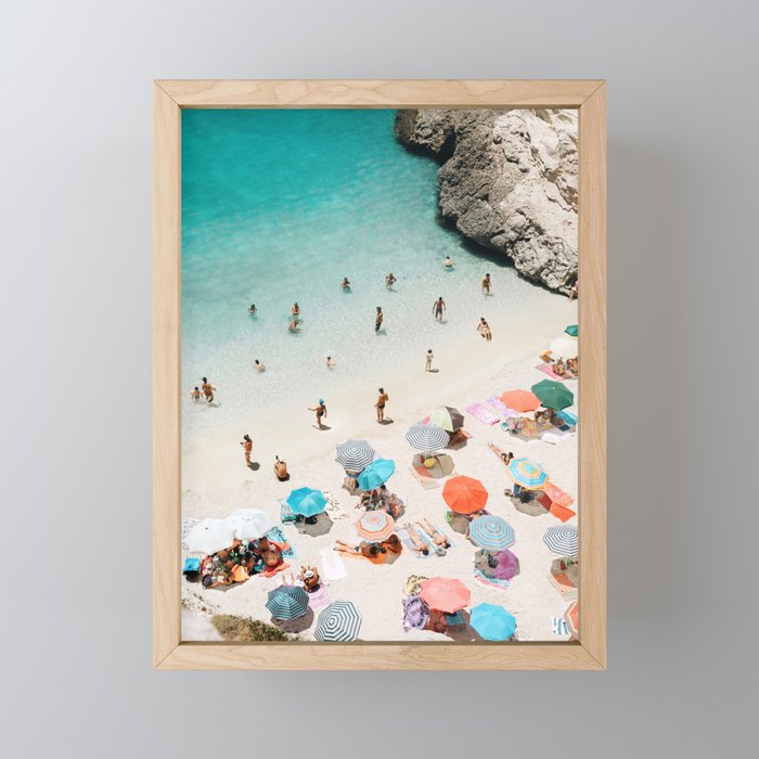 A Day At The Beach Mini Art Print Gallery Image 1