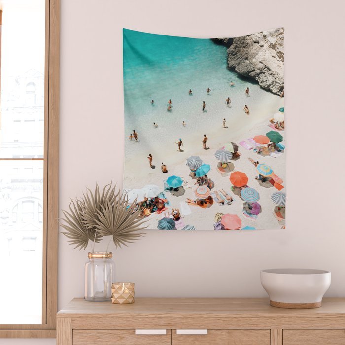 A Day At The Beach Wall Tapestry Gallery Image 2
