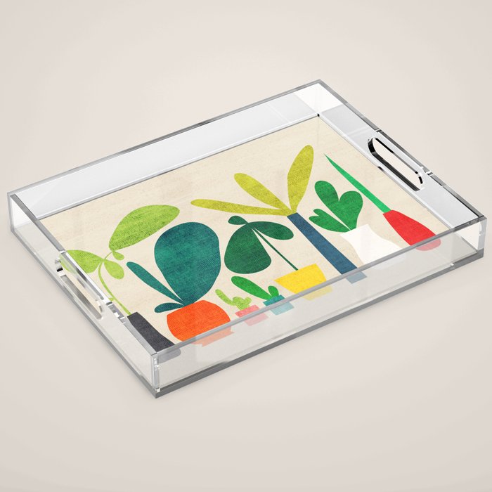 Greens Acrylic Tray Gallery Image 1