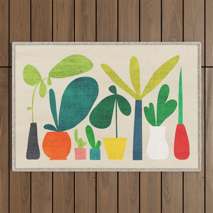 Greens Outdoor Rug Gallery Image 1