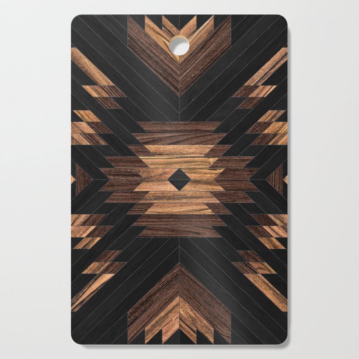Urban Tribal Pattern No.7 - Aztec - Wood Cutting Board Gallery Image 1