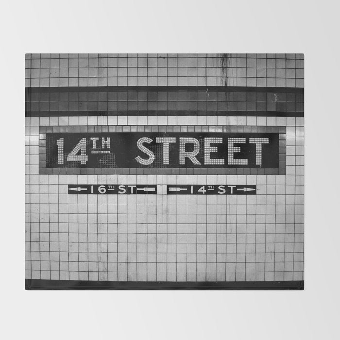 14th Street Throw Blanket Gallery Image 2