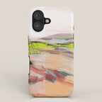 landscape in pastel abstract iPhone Case Gallery Image 1