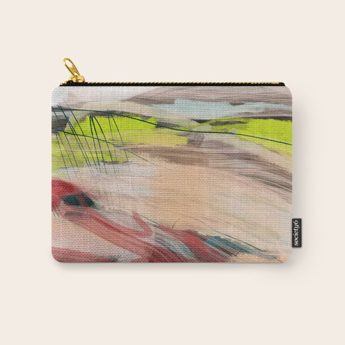 landscape in pastel abstract Carry All Pouch Gallery Image 1