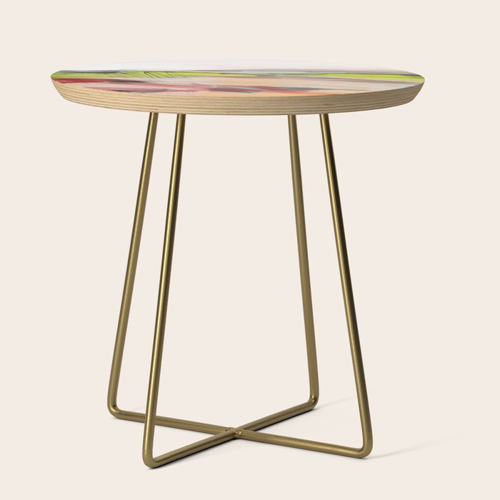landscape in pastel abstract Side Table Gallery Image 1