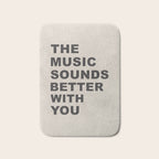 The Music Sounds Better With You Bath Mat Gallery Image 1