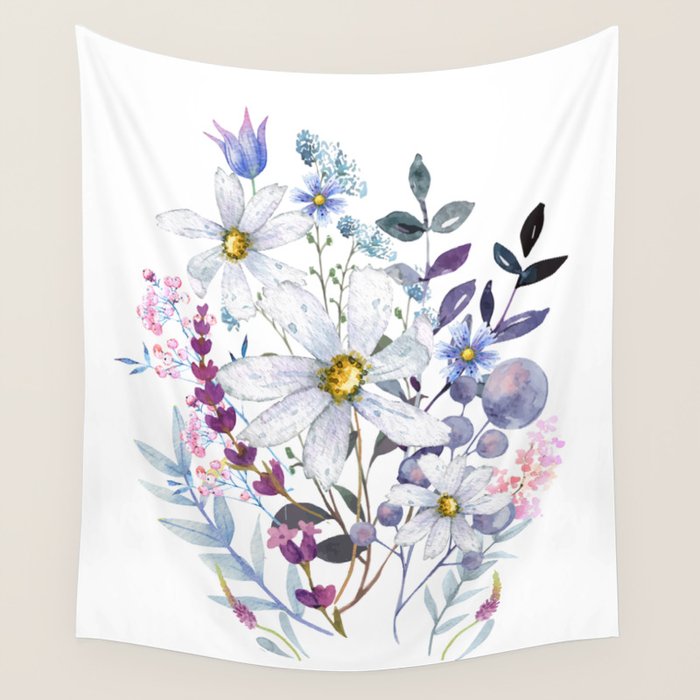 Wildflowers V Wall Tapestry Gallery Image 4