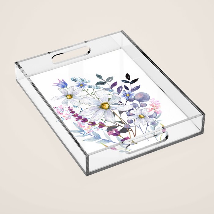 Wildflowers V Acrylic Tray Gallery Image 1