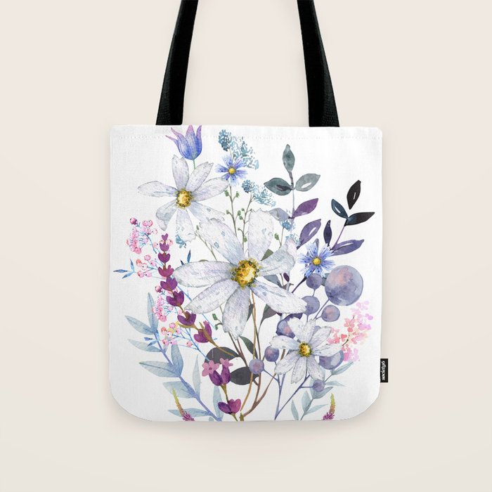 Wildflowers V Tote Bag Gallery Image 1