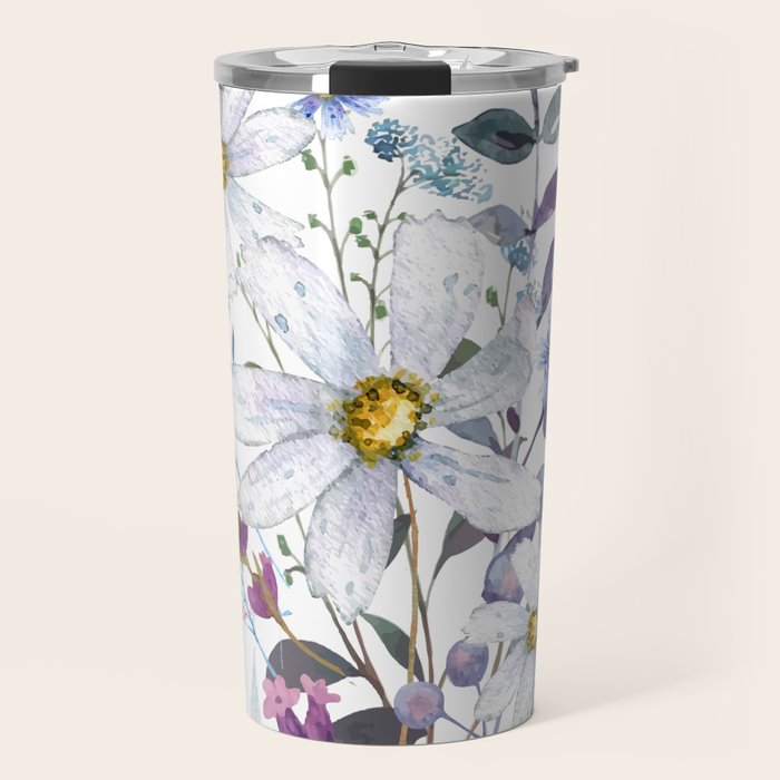 Wildflowers V Travel Mug Gallery Image 1