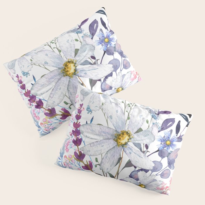 Wildflowers V Pillow Sham Gallery Image 1