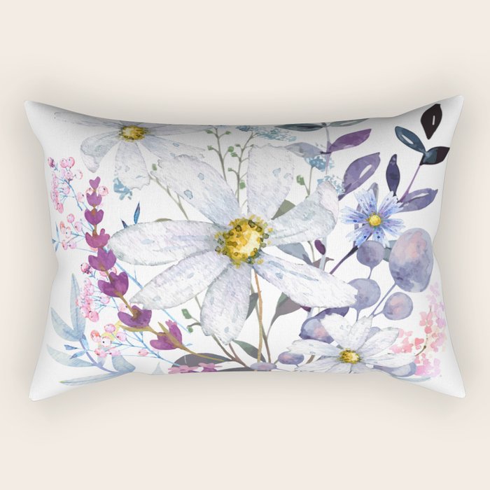Wildflowers V Rectangular Pillow Gallery Image 2