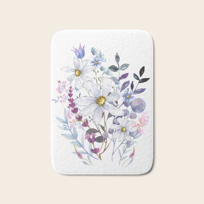 Wildflowers V Bath Mat Gallery Image 1