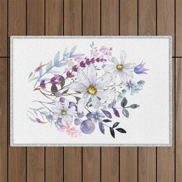Wildflowers V Outdoor Rug Gallery Image 1