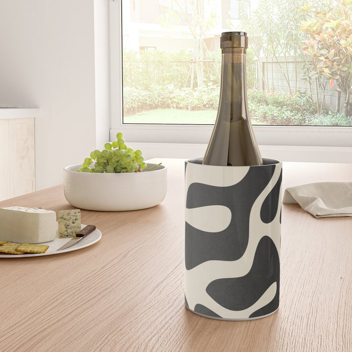 Minimalist Abstract Leaves 1 Wine Chiller Gallery Image 4