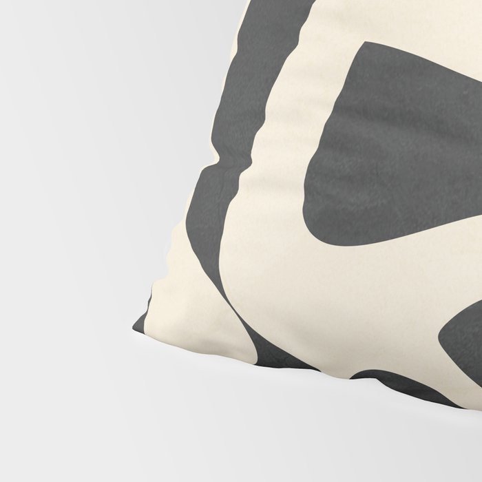 Minimalist Abstract Leaves 1 Pillow Sham Gallery Image 4