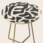 Minimalist Abstract Leaves 1 Side Table Gallery Image 2