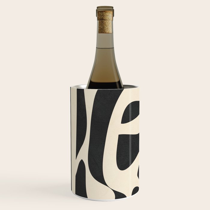 Minimalist Abstract Leaves 1 Wine Chiller Gallery Image 2