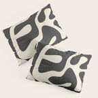 Minimalist Abstract Leaves 1 Pillow Sham Gallery Image 3