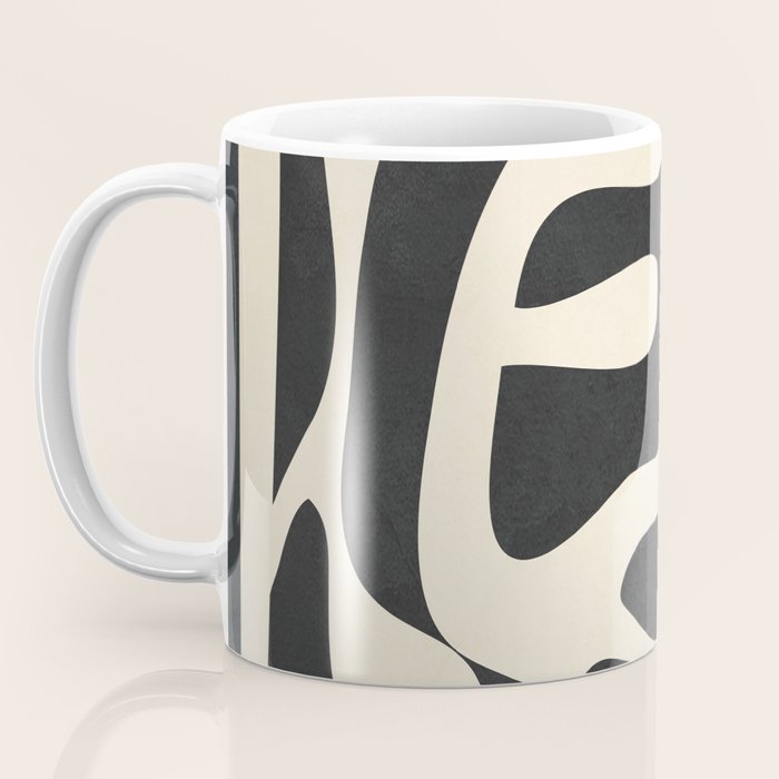 Minimalist Abstract Leaves 1 Coffee Mug Gallery Image 3