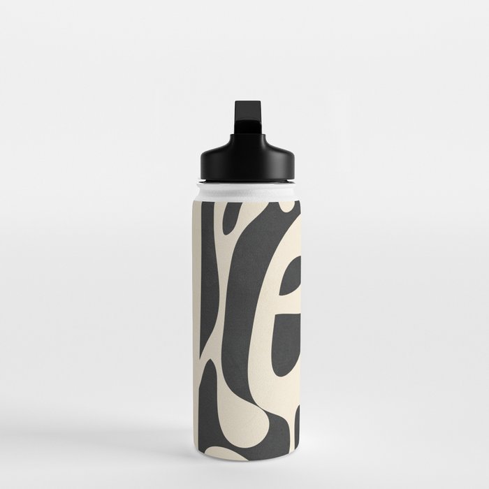 Minimalist Abstract Leaves 1 Water Bottle Gallery Image 3