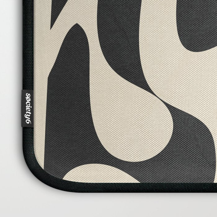 Minimalist Abstract Leaves 1 Laptop Sleeve Gallery Image 3
