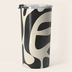 Minimalist Abstract Leaves 1 Travel Mug Gallery Image 3
