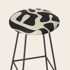 Minimalist Abstract Leaves 1 Stool Gallery Image 2